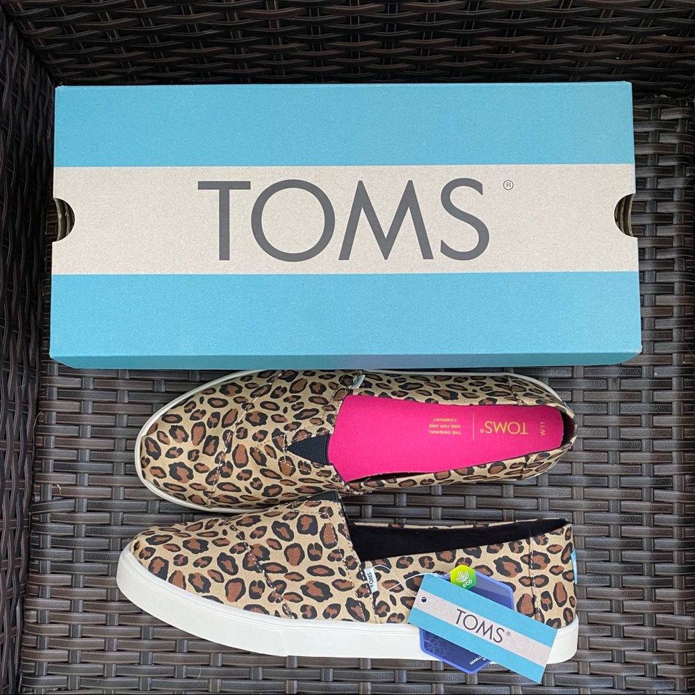 Leopard Print Toms Alpargata Cupsole